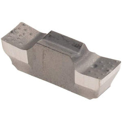 Iscar - 300020GEPI Grade IC08, 3mm Cutting Width Carbide Grooving Insert - 9mm Max Depth of Cut, Neutral, 0.2mm Corner Radius, Uncoated - USA Tool & Supply
