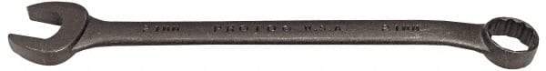 Proto - 21mm 12 Point Offset Combination Wrench - 15° Offset Angle, 11-13/16" OAL, Steel, Black Finish - USA Tool & Supply