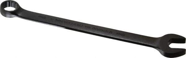 Proto - 19mm 12 Point Offset Combination Wrench - 15° Offset Angle, 11-1/32" OAL, Steel, Black Finish - USA Tool & Supply