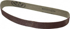 Tru-Maxx - 1" Wide x 18" OAL, 80 Grit, Aluminum Oxide Abrasive Belt - Aluminum Oxide, Medium, Coated - USA Tool & Supply