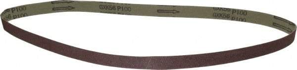 Tru-Maxx - 1" Wide x 42" OAL, 100 Grit, Aluminum Oxide Abrasive Belt - Aluminum Oxide, Fine, Coated - USA Tool & Supply