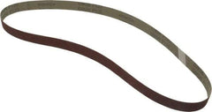 Tru-Maxx - 1" Wide x 42" OAL, 120 Grit, Aluminum Oxide Abrasive Belt - Aluminum Oxide, Fine, Coated - USA Tool & Supply