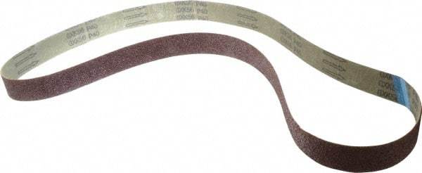 Tru-Maxx - 1-1/2" Wide x 60" OAL, 40 Grit, Aluminum Oxide Abrasive Belt - Aluminum Oxide, Coarse, Coated - USA Tool & Supply