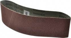 Tru-Maxx - 3" Wide x 21" OAL, 120 Grit, Aluminum Oxide Abrasive Belt - Aluminum Oxide, Fine, Coated - USA Tool & Supply