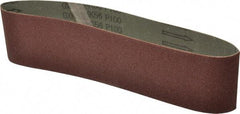 Tru-Maxx - 3" Wide x 24" OAL, 100 Grit, Aluminum Oxide Abrasive Belt - Aluminum Oxide, Fine, Coated - USA Tool & Supply