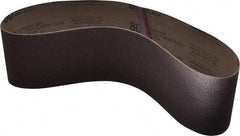 Tru-Maxx - 4" Wide x 36" OAL, 80 Grit, Aluminum Oxide Abrasive Belt - Aluminum Oxide, Medium, Coated - USA Tool & Supply