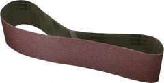 Tru-Maxx - 4" Wide x 48" OAL, 80 Grit, Aluminum Oxide Abrasive Belt - Aluminum Oxide, Medium, Coated - USA Tool & Supply