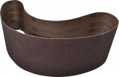 Tru-Maxx - 6" Wide x 48" OAL, 40 Grit, Aluminum Oxide Abrasive Belt - Aluminum Oxide, Coarse, Coated - USA Tool & Supply