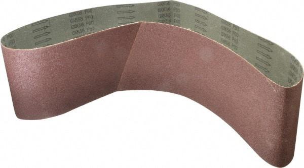 Tru-Maxx - 6" Wide x 60" OAL, 60 Grit, Aluminum Oxide Abrasive Belt - Aluminum Oxide, Medium, Coated - USA Tool & Supply