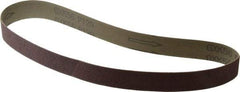 Tru-Maxx - 1" Wide x 24" OAL, 120 Grit, Aluminum Oxide Abrasive Belt - Aluminum Oxide, Fine, Coated - USA Tool & Supply