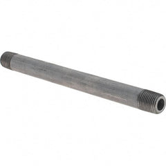 Made in USA - Schedule 80, 1/8" Diam x 4-1/2" Long Black Pipe Nipple - Threaded - USA Tool & Supply