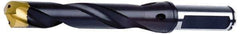 Seco - 11 to 11.49mm Diam, 5xD, 1.97" Max Depth, 5/8" Shank Diam, 2.255" Flute, 4.759" OAL, Replaceable Tip Drill - SD100 Insert, SD105 Toolholder, Series SD105 - USA Tool & Supply