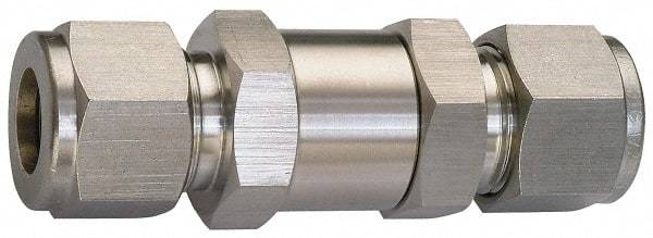 Ham-Let - 1" Stainless Steel Check Valve - Inline, Comp x Comp, 2,000 WOG - USA Tool & Supply