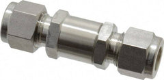 Ham-Let - 3/8" Stainless Steel Check Valve - Inline, Comp x Comp, 3,000 WOG - USA Tool & Supply
