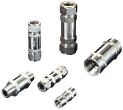 Ham-Let - 1/2" Stainless Steel Check Valve - Inline, MNPT x MNPT, 3,000 WOG - USA Tool & Supply