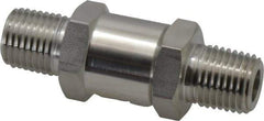 Ham-Let - 1/4" Stainless Steel Check Valve - Inline, MNPT x MNPT, 3,000 WOG - USA Tool & Supply