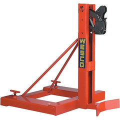 Wesco Industrial Products - 1,000 Lb Load Capacity, 16, 30, 55 & 85 Gal Drum Grab - 28" Wide x 34" High, Steel Wheels - USA Tool & Supply