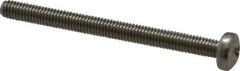 Value Collection - M3x0.50 Metric Coarse, 35mm Length Under Head Phillips Drive Machine Screw - Pan Head, Grade 18-8 & A2 Stainless Steel, Uncoated, Without Washer - USA Tool & Supply