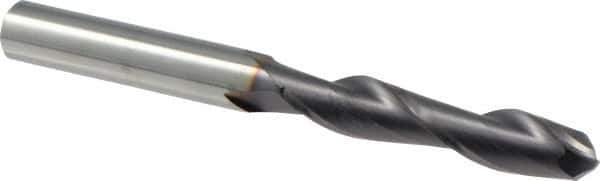 Niagara Cutter - 3/8" Diam, 2" LOC, 2 Flute Solid Carbide Ball End Mill - TiAlN Finish, Single End, 4" OAL, 3/8" Shank Diam, Spiral Flute - USA Tool & Supply