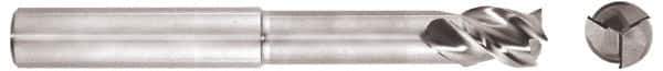 Niagara Cutter - 3/4", 3 Flute, Single End, Solid Carbide, 0.02" Corner Radius End Mill - 6" OAL, 45° Helix, Right Hand Flute, 1" LOC, Right Hand Cut, 3-1/2" Extended Reach - USA Tool & Supply