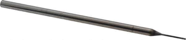 Niagara Cutter - 1/32", 4 Flute, Single End, Solid Carbide, 0.005" Corner Radius End Mill - 3" OAL, 30° Helix, Right Hand Flute, 3/32" LOC, Right Hand Cut, 3/8" Extended Reach - USA Tool & Supply