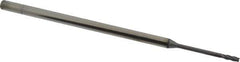 Niagara Cutter - 1/16", 4 Flute, Single End, Solid Carbide, 0.01" Corner Radius End Mill - 3" OAL, 30° Helix, Right Hand Flute, 3/16" LOC, Right Hand Cut, 3/4" Extended Reach - USA Tool & Supply