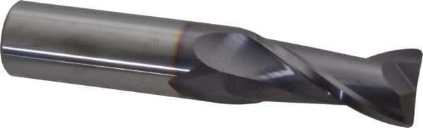 Niagara Cutter - 3/4", 2 Flute, Single End, Solid Carbide, 0.06" Corner Radius End Mill - 4" OAL, 30° Helix, 1-1/2" LOC - USA Tool & Supply