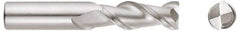 Niagara Cutter - 1", 3-1/4" LOC, 1" Shank Diam, 6" OAL, 2 Flute, Solid Carbide Square End Mill - Single End, TiCN Finish, Spiral Flute, 45° Helix, Centercutting, Right Hand Cut, Right Hand Flute, Series A245 - USA Tool & Supply