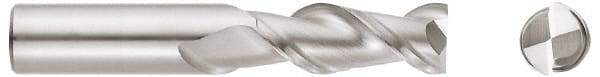 Niagara Cutter - 3/4", 4" LOC, 3/4" Shank Diam, 6-1/2" OAL, 2 Flute, Solid Carbide Square End Mill - Single End, TiCN Finish, Spiral Flute, 45° Helix, Centercutting, Right Hand Cut, Right Hand Flute, Series A245 - USA Tool & Supply