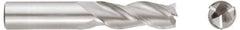 Niagara Cutter - 7/16", 3 Flute, Single End, Solid Carbide, 0.0150 - 0.0200" Corner Radius End Mill - 2-1/2" OAL, 35° Helix, Right Hand Flute, 9/16" LOC, Right Hand Cut - USA Tool & Supply