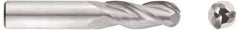 Niagara Cutter - 5/8" Diam, 1-5/8" LOC, 3 Flute Solid Carbide Ball End Mill - TiAlN Finish, Single End, 3-1/2" OAL, 5/8" Shank Diam, Spiral Flute - USA Tool & Supply