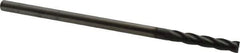 Niagara Cutter - 3/16", 1-1/8" LOC, 3/16" Shank Diam, 4" OAL, 4 Flute, Solid Carbide Square End Mill - Single End, Diamond Finish, Spiral Flute, 30° Helix, Right Hand Cut, Right Hand Flute, Series DIAL430 - USA Tool & Supply