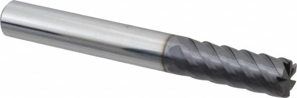 Niagara Cutter - 3/8" Diam 6 Flute Solid Carbide 0.02" Corner Radius End Mill - USA Tool & Supply