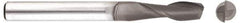 Niagara Cutter - 1/64" Diam, 3/64" LOC, 4 Flute Solid Carbide Ball End Mill - Diamond Finish, Single End, 1-1/2" OAL, 1/8" Shank Diam, Spiral Flute - USA Tool & Supply