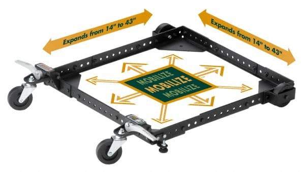 HTC - Universal Machine Bases & Accessories Product Type: Mobile Machine Base Maximum Length (Inch): 43 - USA Tool & Supply