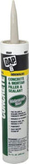 DAP - 10.1 oz Cartridge Gray Acrylic & Latex Filler/Repair Caulk - -30 to 150°F Operating Temp, 30 min Tack Free Dry Time, 24 hr Full Cure Time - USA Tool & Supply