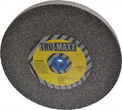 Tru-Maxx - 36 Grit Aluminum Oxide Bench & Pedestal Grinding Wheel - 10" Diam x 1-1/4" Hole x 1" Thick, 3250 Max RPM, P Hardness, Very Coarse Grade , Vitrified Bond - USA Tool & Supply