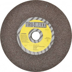 Tru-Maxx - 46 Grit Aluminum Oxide Bench & Pedestal Grinding Wheel - 10" Diam x 1-1/4" Hole x 1" Thick, 3250 Max RPM, P Hardness, Coarse Grade , Vitrified Bond - USA Tool & Supply