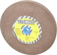 Tru-Maxx - 60 Grit Aluminum Oxide Bench & Pedestal Grinding Wheel - 10" Diam x 1-1/4" Hole x 1" Thick, 3250 Max RPM, P Hardness, Medium Grade , Vitrified Bond - USA Tool & Supply