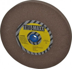 Tru-Maxx - 80 Grit Aluminum Oxide Bench & Pedestal Grinding Wheel - 10" Diam x 1-1/4" Hole x 1" Thick, 3250 Max RPM, P Hardness, Medium Grade , Vitrified Bond - USA Tool & Supply
