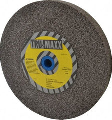 Tru-Maxx - 36 Grit Aluminum Oxide Bench & Pedestal Grinding Wheel - 10" Diam x 1-1/4" Hole x 1-1/4" Thick, 3250 Max RPM, O Hardness, Very Coarse Grade , Vitrified Bond - USA Tool & Supply