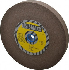 Tru-Maxx - 80 Grit Aluminum Oxide Bench & Pedestal Grinding Wheel - 10" Diam x 1-1/4" Hole x 1-1/4" Thick, 3250 Max RPM, P Hardness, Medium Grade , Vitrified Bond - USA Tool & Supply