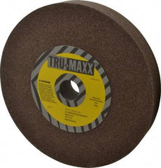 Tru-Maxx - 60 Grit Aluminum Oxide Bench & Pedestal Grinding Wheel - 10" Diam x 1-1/2" Hole x 1-1/2" Thick, 3250 Max RPM, P Hardness, Medium Grade , Vitrified Bond - USA Tool & Supply