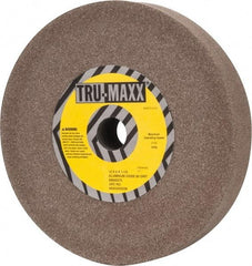 Tru-Maxx - 80 Grit Aluminum Oxide Bench & Pedestal Grinding Wheel - 12" Diam x 1-1/2" Hole x 2" Thick, 2705 Max RPM, P Hardness, Medium Grade , Vitrified Bond - USA Tool & Supply