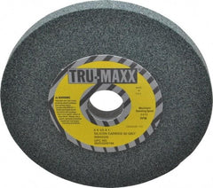 Tru-Maxx - 60 Grit Silicon Carbide Bench & Pedestal Grinding Wheel - 6" Diam x 1" Hole x 1/2" Thick, 5410 Max RPM, K Hardness, Medium Grade , Vitrified Bond - USA Tool & Supply
