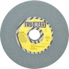 Tru-Maxx - 120 Grit Silicon Carbide Bench & Pedestal Grinding Wheel - 6" Diam x 1" Hole x 1/2" Thick, 5410 Max RPM, K Hardness, Fine Grade , Vitrified Bond - USA Tool & Supply