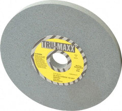 Tru-Maxx - 120 Grit Silicon Carbide Bench & Pedestal Grinding Wheel - 7" Diam x 1" Hole x 1/2" Thick, 3600 Max RPM, K Hardness, Fine Grade , Vitrified Bond - USA Tool & Supply