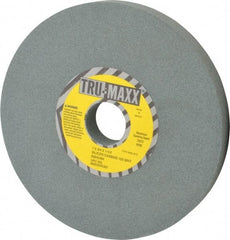 Tru-Maxx - 120 Grit Silicon Carbide Bench & Pedestal Grinding Wheel - 7" Diam x 1-1/4" Hole x 3/4" Thick, 3600 Max RPM, K Hardness, Fine Grade , Vitrified Bond - USA Tool & Supply