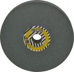 Tru-Maxx - 80 Grit Silicon Carbide Bench & Pedestal Grinding Wheel - 8" Diam x 1" Hole x 1" Thick, 3600 Max RPM, K Hardness, Medium Grade , Vitrified Bond - USA Tool & Supply