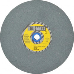 Tru-Maxx - 120 Grit Silicon Carbide Bench & Pedestal Grinding Wheel - 8" Diam x 1" Hole x 1" Thick, 3600 Max RPM, K Hardness, Fine Grade , Vitrified Bond - USA Tool & Supply
